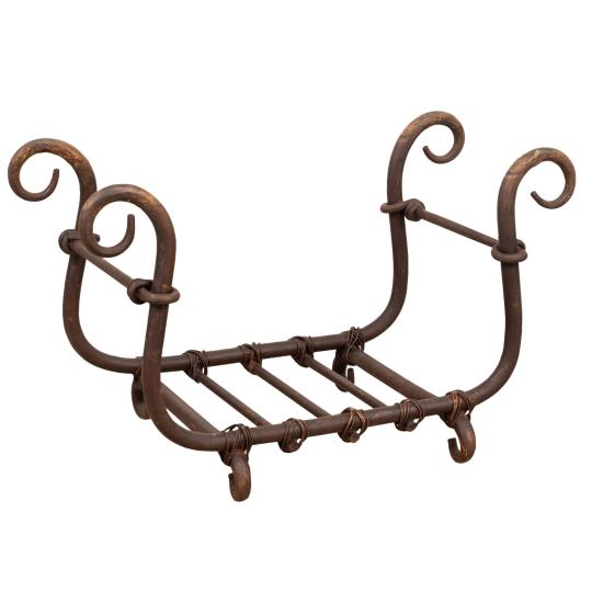 kovane drevo ulozisko drevo kachle krb cierna rustikalna ulozisko drevo drziak vintage klasicka obyvacka dekoracia.jpg